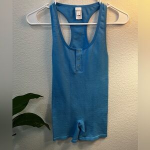 Target XS Blue Athletic Bodysuit 🦋